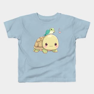 Turtle cute kawaii Kids T-Shirt